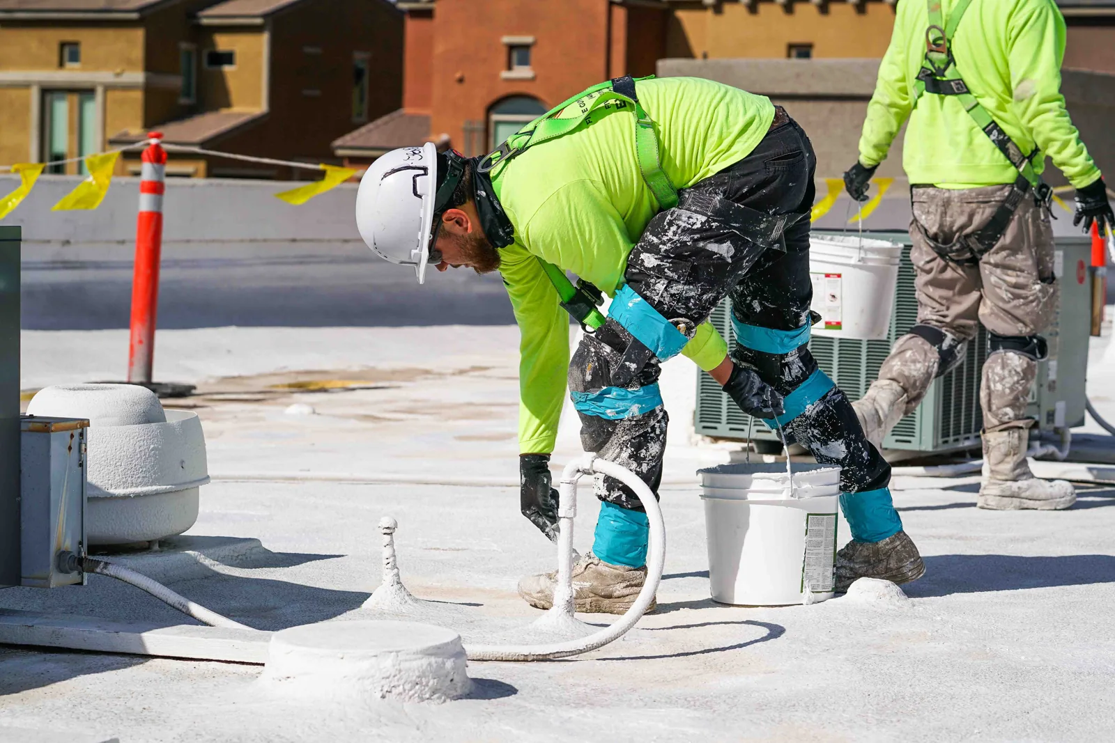 Commercial Roof Membrane Puncture Repair in Stamford, CT