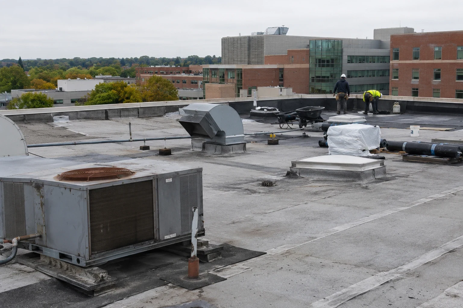 Commercial Roofing for Healthcare Systems in Stamford, CT