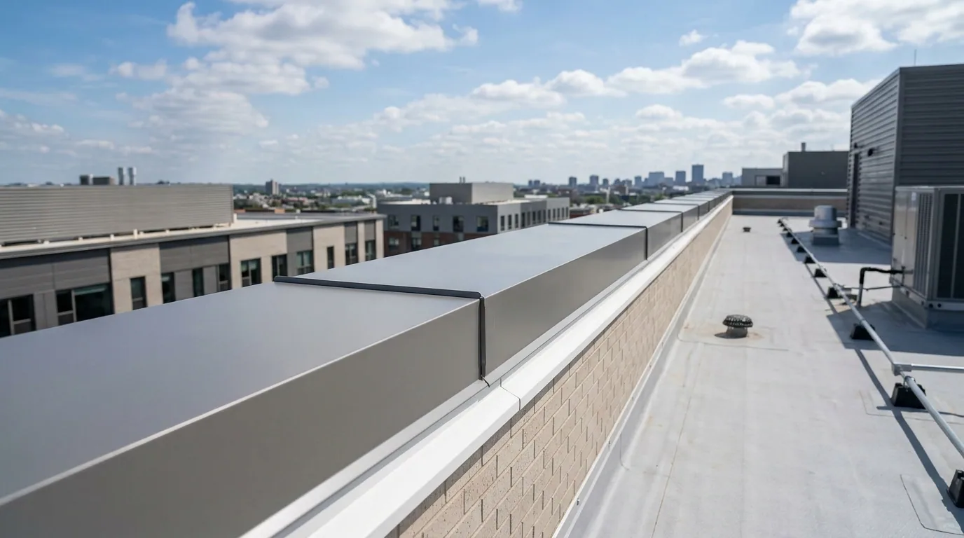 Commercial Roof Edge Metal and Coping in Stamford, CT